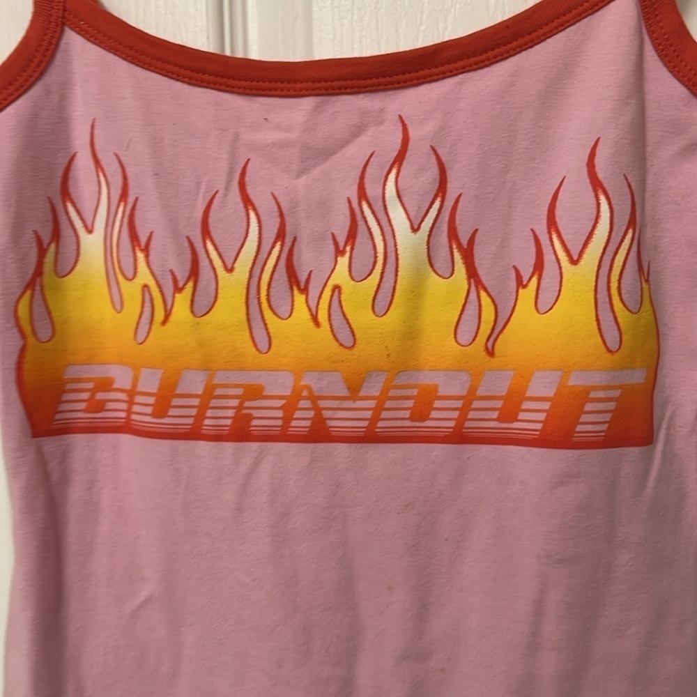 Urban Outfitters Burnout Tank Top Dress -  Pink Size XS - Like New - Picture 3 of 6